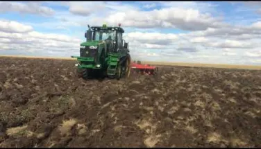 Видео работы бороны дисковой модернизированной БДМ 6х4 П (Россия)