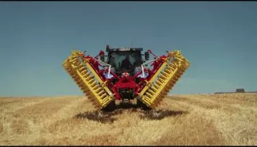 Видео работы двухбалочного культиватора SYNKRO (Австрия)